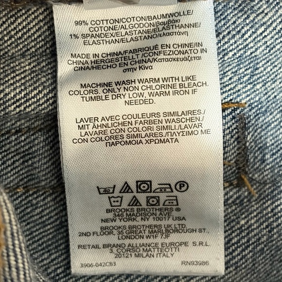 Brooks Brothers 116 Slim Fit Jeans - Picture 6 of 6